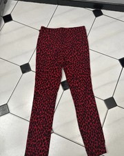 Black And Red Leopard Print