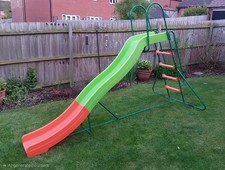 Wavy Slide Kids 10ft Outdoor Garden Playground Equipment Double Wave