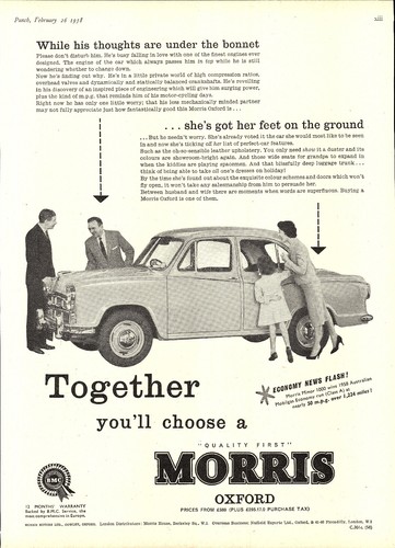 Original 1958 advert morris - advert,