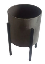 Single Cylindrical Table Top Planter - Brand new
