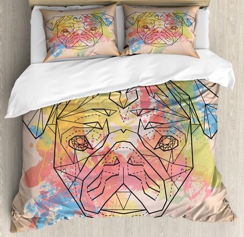 Pug duvet cover set - duvet,