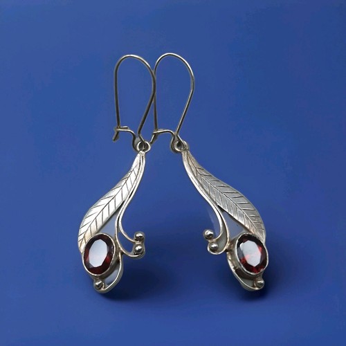 Vintage french silver garnet - vintage,