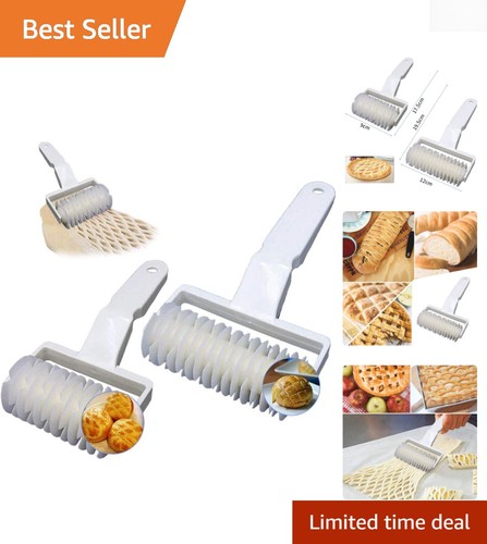 Lattice pastry cutter set - pastry,