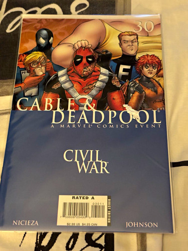 Cable deadpool 30 civil - #30, war