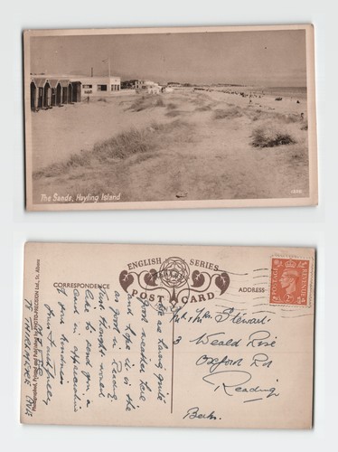 Postcard the sands hayling - postcard,