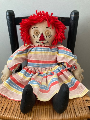 Vintage raggedy ann - raggedy, art