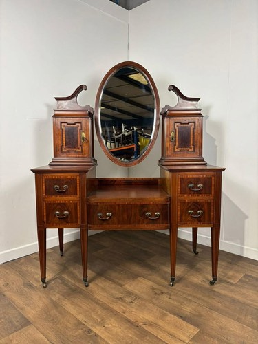 Edwardian inlaid mahogany - edwardian,