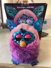 Boxed Hasbro Crystal Series FURBY BOOM Pink/Purple. Tested, Working