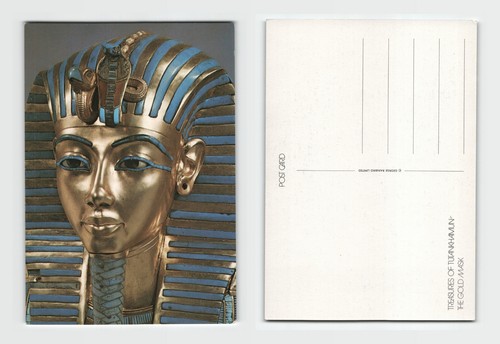 Postcard tutankhamun gold - tutankhamun,