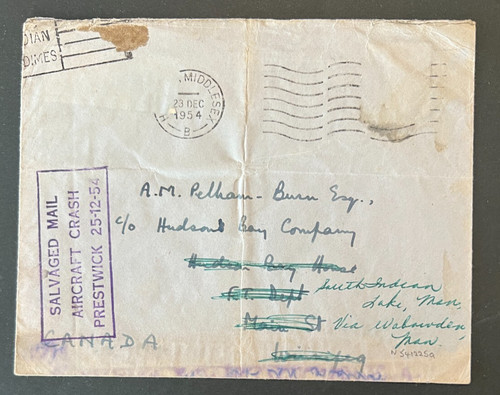 Qe2 1954 salvaged - 1954, mail