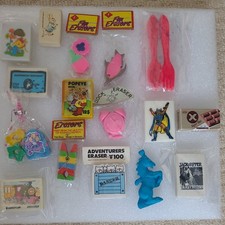 🎀 RARE VINTAGE ERASERS 