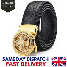 Mens Luxury Crocodile Leather