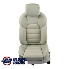 Porsche Macan 95B Front Seat Sport Heated Electric Leather Pebble Grey Left N/S