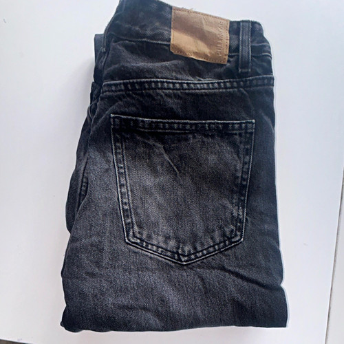 Pull bear straight grey denim - pull&bear,