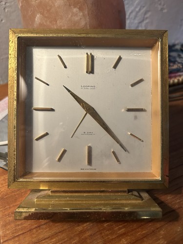 Vintage looping mantel alarm - vintage,