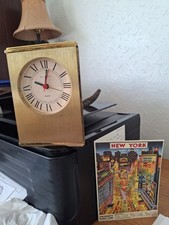 Tiffany And Co Swiss Made Heavy Mantle Clock...vintage Battery operated from NYC