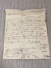 1833 China Trade Letter Ship
