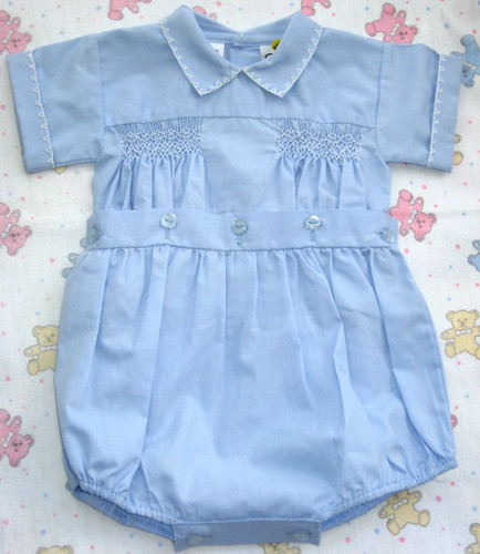 Vintage smocked romper sarah - vintage,