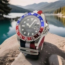 Custom 40mm Red White Blue