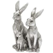 Loving Hares Family Figurine