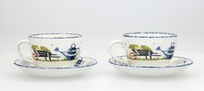 Wood & Sons HOLLY COTTAGE x 2 Cups & Saucers