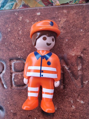 Playmobil figure 123 bin - bin, lorry