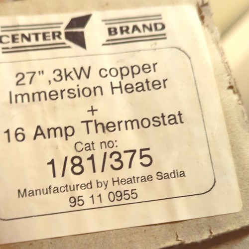 Center brand 27in 3kw - 3kw, copper