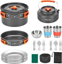 Camping Cookware Mess Kit for