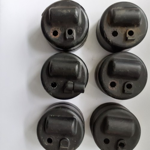 Fuel pump black - 6x, plastic