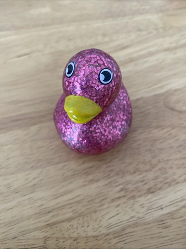 Rubber duck pink sparkly - pink,