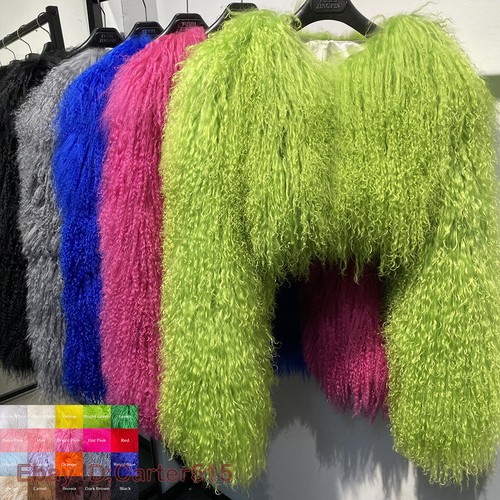Womens real mongolian lamb - real,