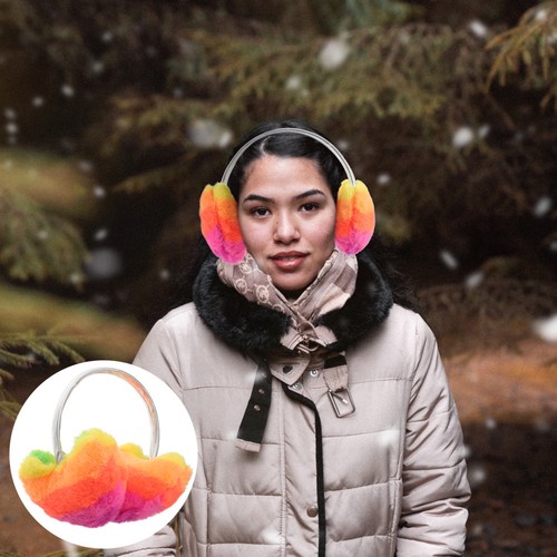 Plush ear muffs winter warm - muffs,