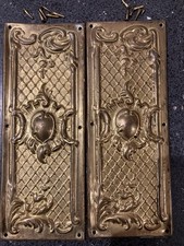 Pair Of Antique Finger Plates