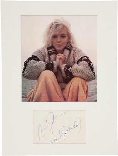 Marilyn monroe signed - marilyn,