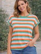 M&CO Ladies Basic Stripe