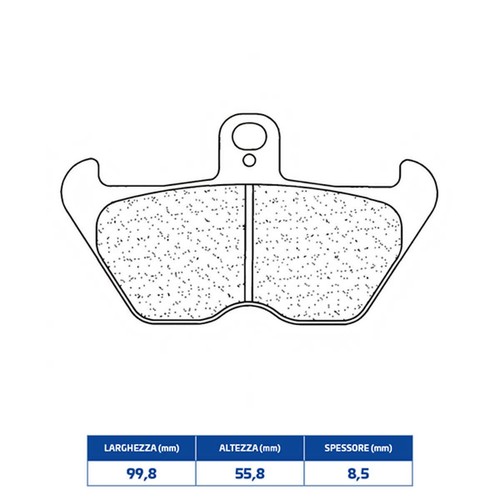 Front sintered brake pads - front,