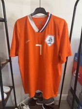 Nike Netherlands Euro 2008 Van Persie Home Jersey #7 Genuine Shirt - Size XL