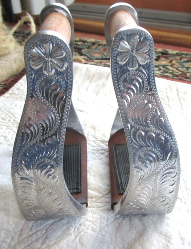 Western silver engraved - western,