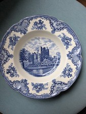 Johnson Brothers Plate Blarney Castle 1792 Old Britain Castles England Blue 