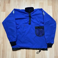 Delta Blue Cag Kayaking Jacket Size Small Nylon Neoprene Waterproof Canoeing