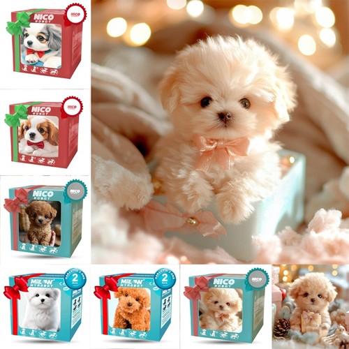 Realistic robot puppy - my,