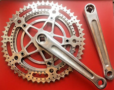 STRONGLIGHT MODEL 93 DOUBLE CHAINSET-52/42T, FRENCH PEDAL THREAD, 170MM, EXC CON