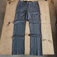 Grey pinstripe trousers