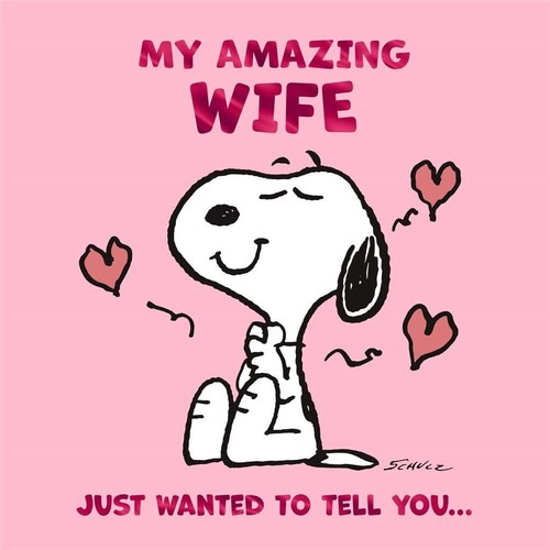 Peanuts snoopy amazing wife - peanuts,