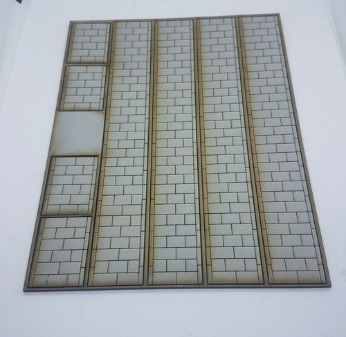 2mm mdf lasercut pavement - lasercut, oo