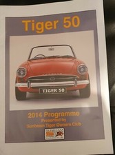 SUNBEAM TIGER 50 2014 PROGRAMME BY STOC.
