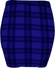 Womens Printed Mini Skirt