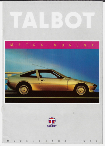 Talbot matra murena - talbot,