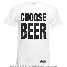 CHOOSE BEER T Shirt Beer Festival Draught Real Ale Drinking Life Unisex S - 3XL