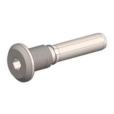 Slide pin for rear brake